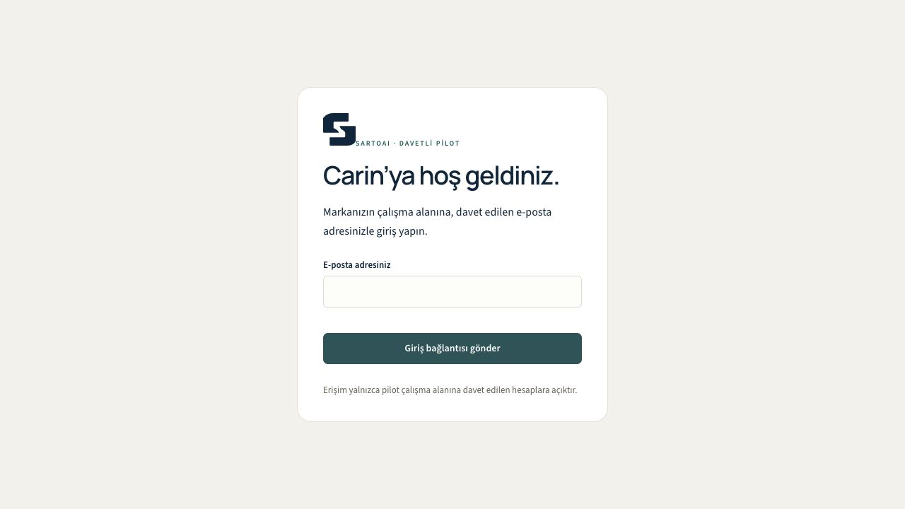 Carin — Invited support workspace sign-in